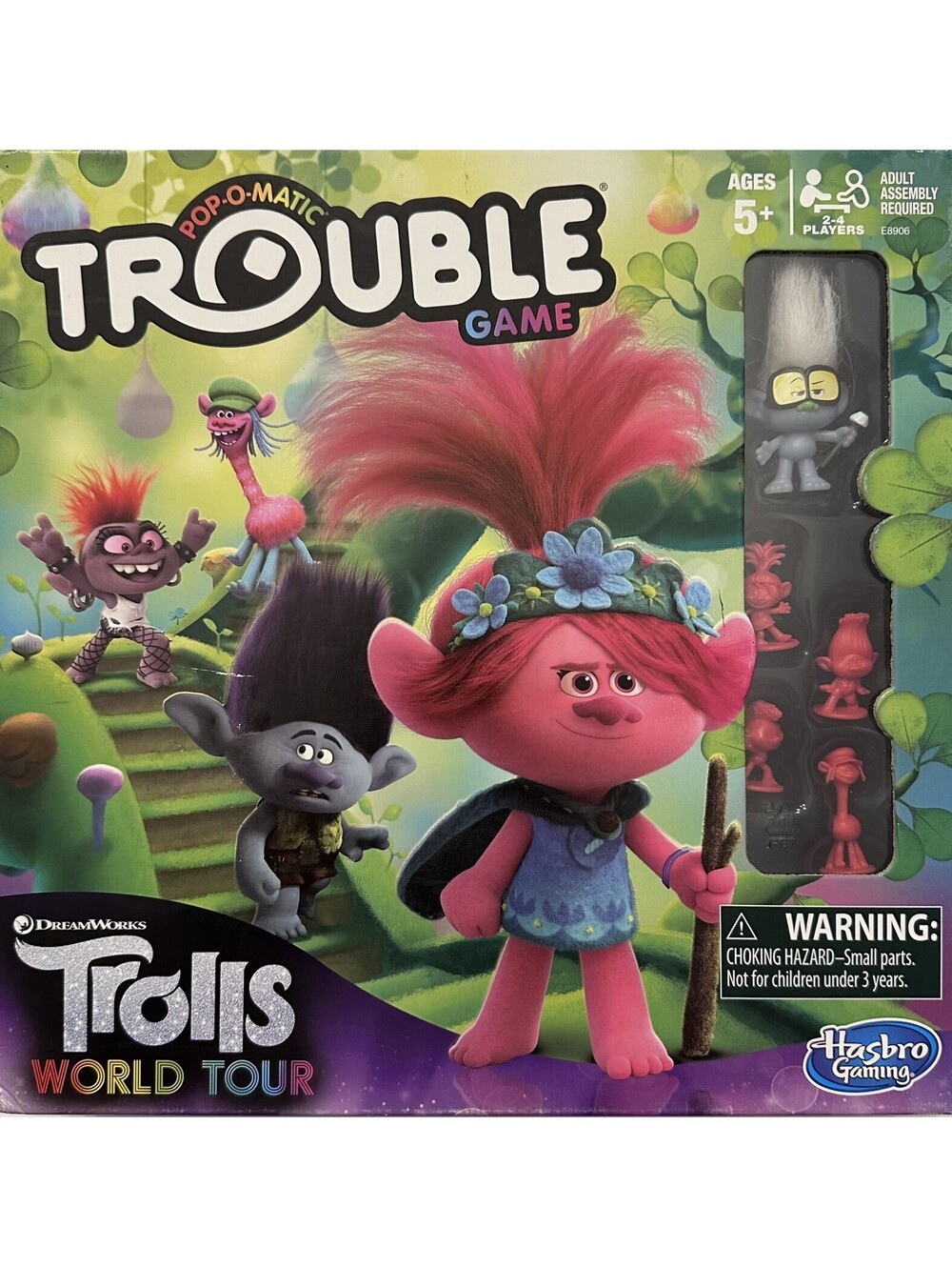 Trolls World Tour Pop O Matic Trouble Game Dreamworks Hasbro Complete